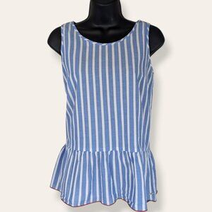 Tommy Hilfiger Striped Sleeveless Blouse